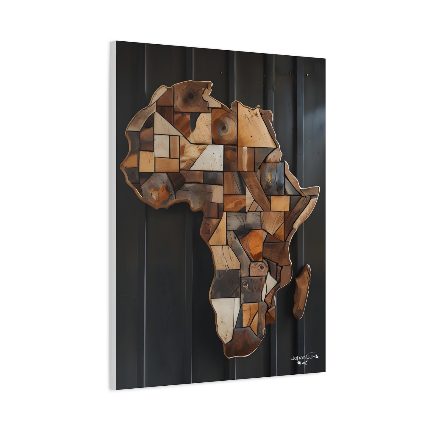 Africa Wooden Continent